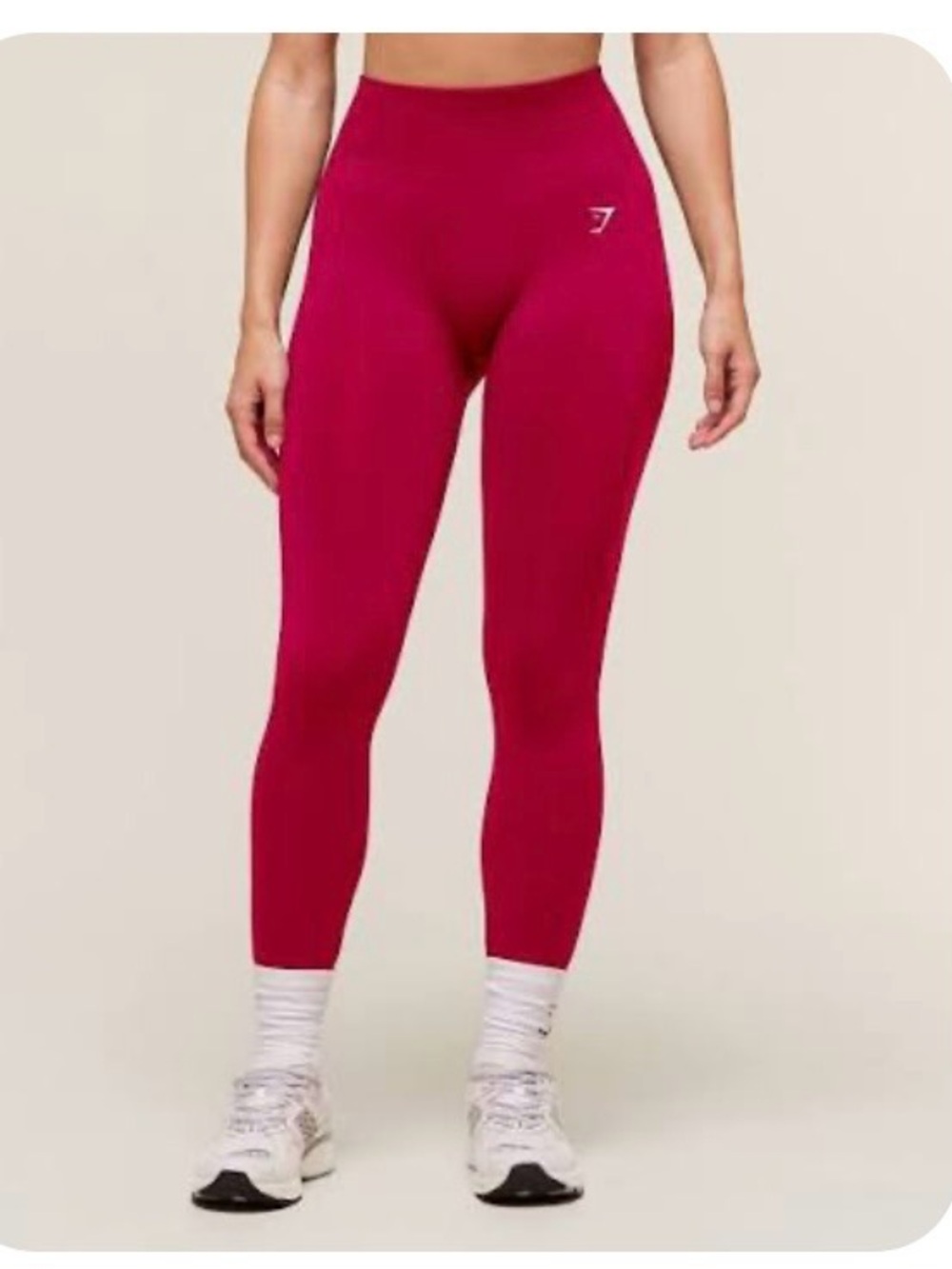 Gym shark High-Waist Seamless Leggings in pink build LARGE